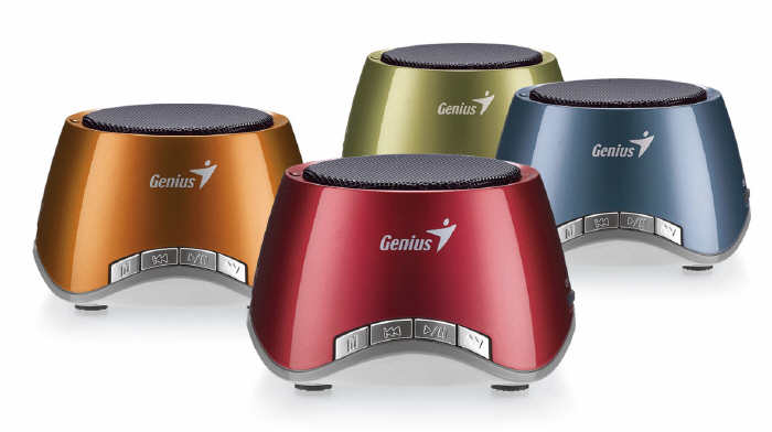 Genius SP-i320 - Mobilny gonik z odtwarzaczem MP3