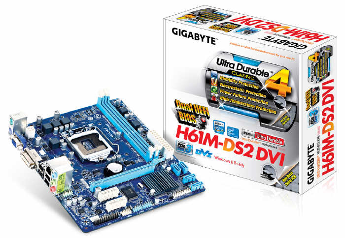 GIGABYTE GA-H61M-DS2 DVI
