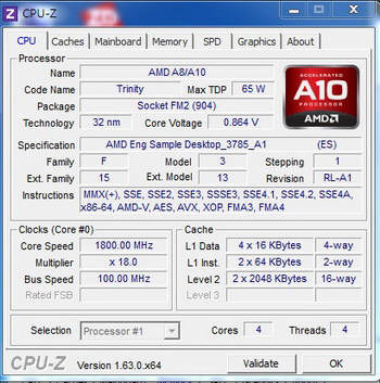 Pierwsze wyniki wydajnoci GPU w AMD A10-6700