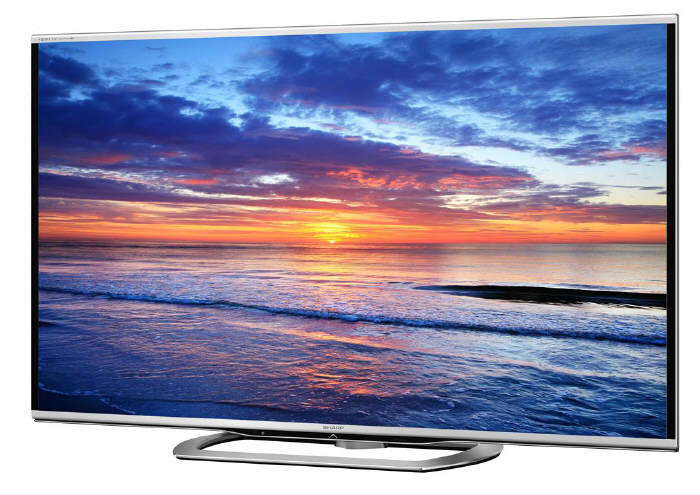 harp AQUOS Quattron 3D LC-80LE857E - 80-cali TV w domu