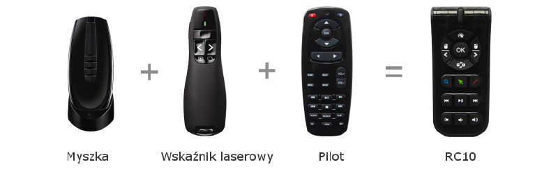 Measy RC10 - Pilot nie tylko do Smart TV