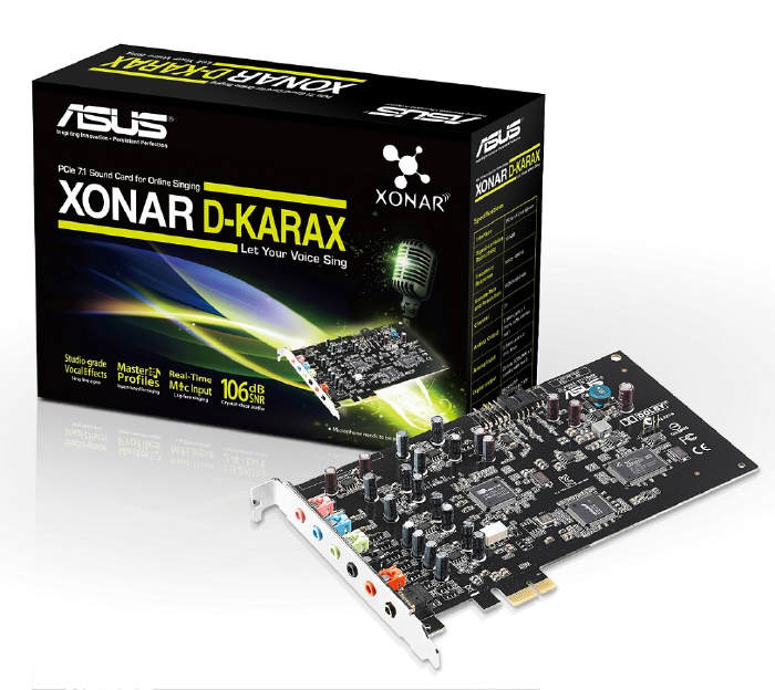 ASUS Xonar D-KARAX - Karta dwikowa dla fanw karaoke