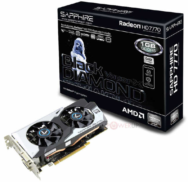 Sapphire Radeon HD 7770 Vapor-X Black Diamond