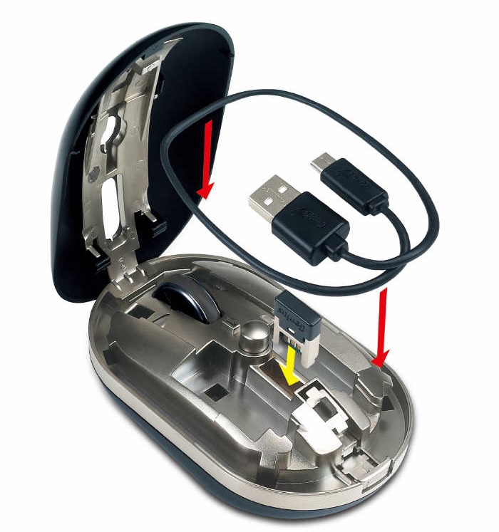 Genius NX-ECO - Baterii nie zaczono w zestawie