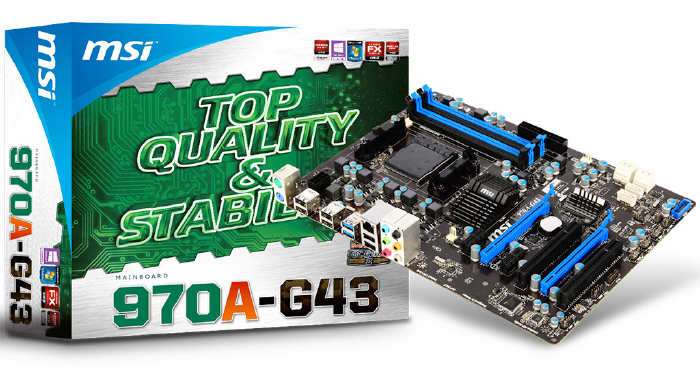 MSI 970A-G43 - Entry-Level dla Socket AM3+
