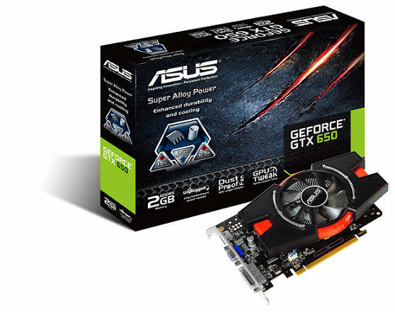 ASUS GeForce GTX 650-E z poborem 60W