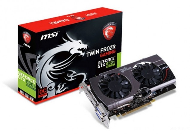 MSI GeForce GTX 650 Ti Boost Gaming Edition