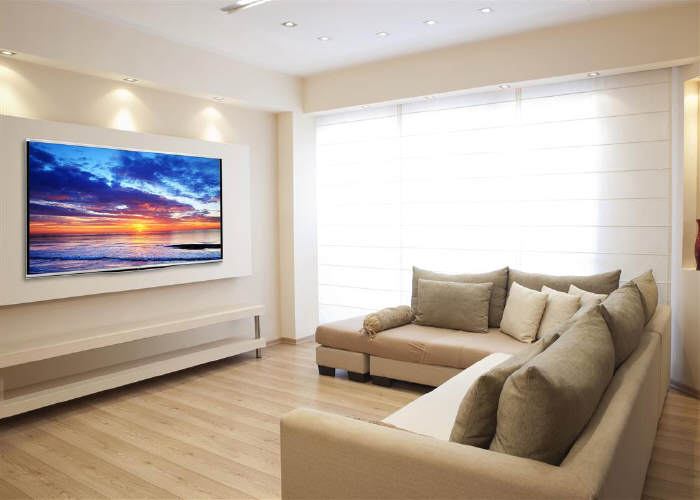 harp AQUOS Quattron 3D LC-80LE857E - 80-cali TV w domu