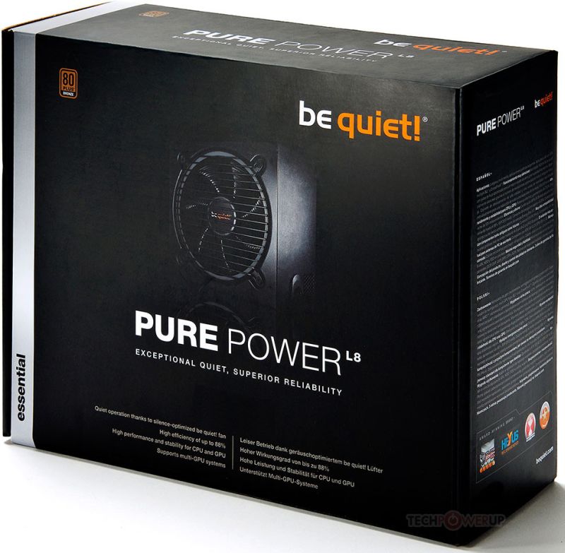 BeQuiet Pure Power L8 dostpny w sprzeday