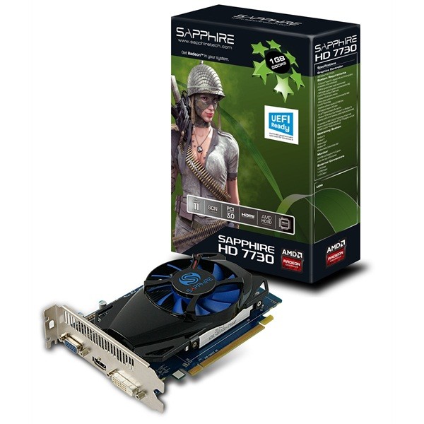 Sapphire HD 7730 w wersji 1 GB oraz 2 GB