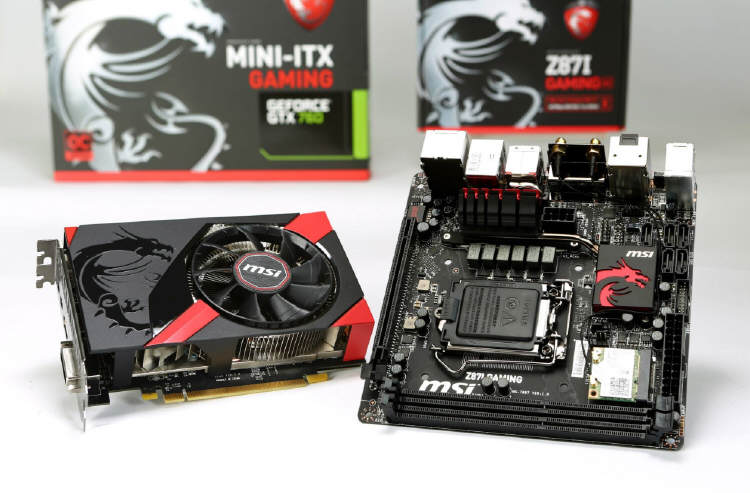 MSI - Mini-ITX Z87 i GeForce GTX 760 ITX