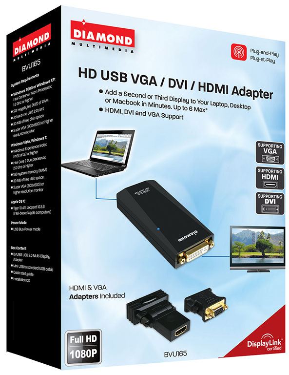 Adapter od Diamond Multimedia idealny dla laptopw