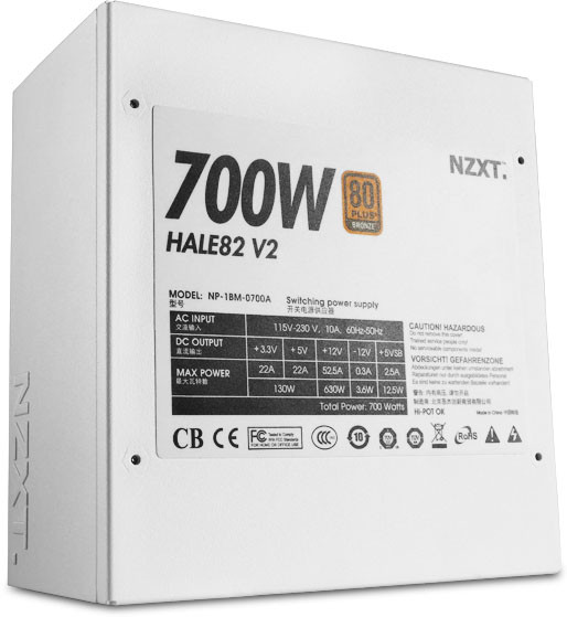 NZXT prezentuje w peni modularny zasilacz HALE82 V2