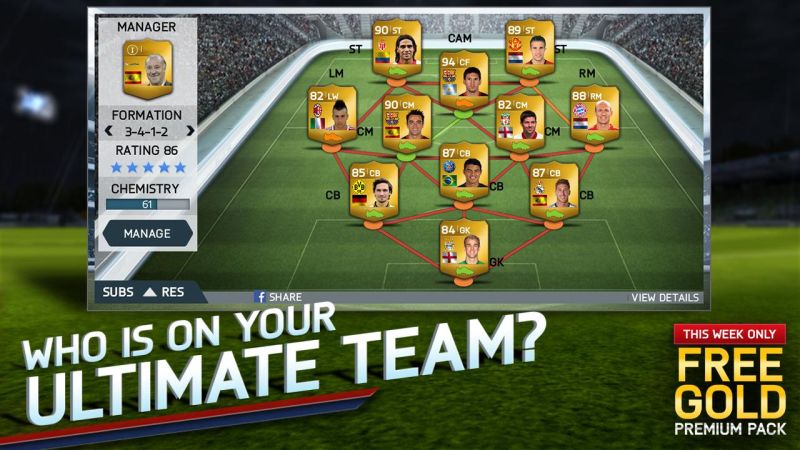 FIFA 14 na smartfony oraz tablety wydana