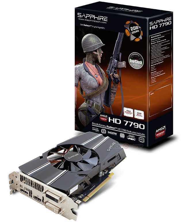 Sapphire prezentuje HD7790 OC 2 GB