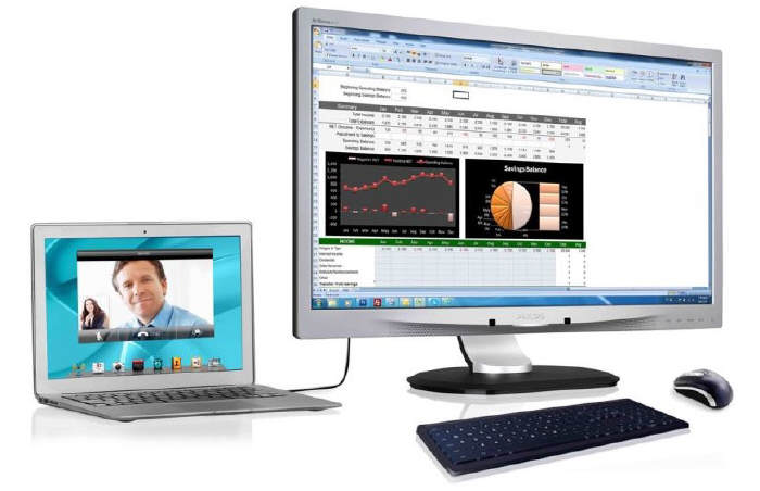 Monitor dokujcy USB marki PHILIPS 