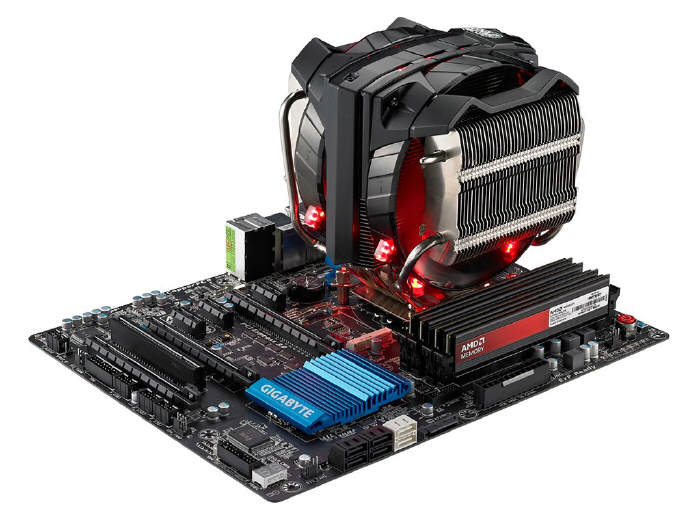Cooler Master V8 GTS - cooler z komor parow