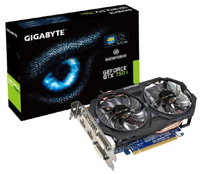 GIGABYTE GeForce GTX 750 & GTX 750Ti w wersji OC