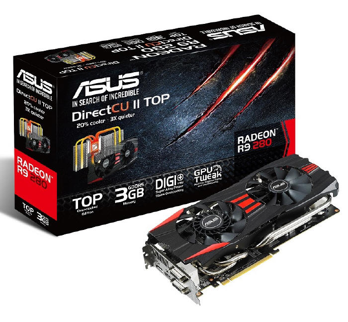 ASUS R9 280 DirectCU II – nowa propozycja dla graczy