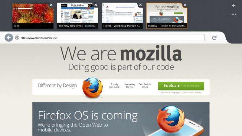 Mozilla zamyka projekt Firefoxa z interfejsem Metro