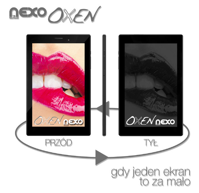 NEXO oxeN – tablet z podwjnym ekranem