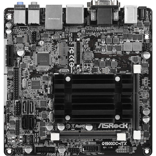 ASRock Q1900DC-ITX z Celeronem J1900 na ppokładzie
