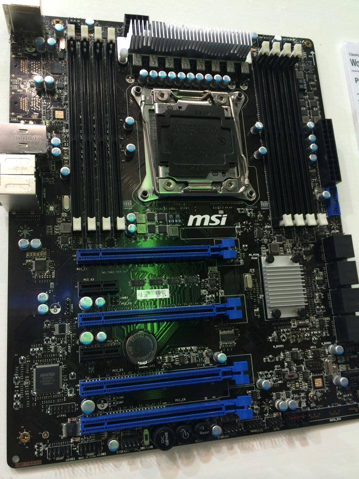 MSI X99 podczas Computex 2014 w Taipei