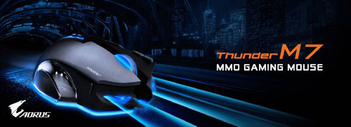 AORUS THUNDER M7 – mysz dla graczy MMORPG