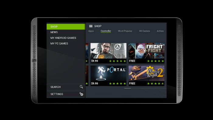 NVIDIA - tablet SHILED przeznaczony dla graczy
