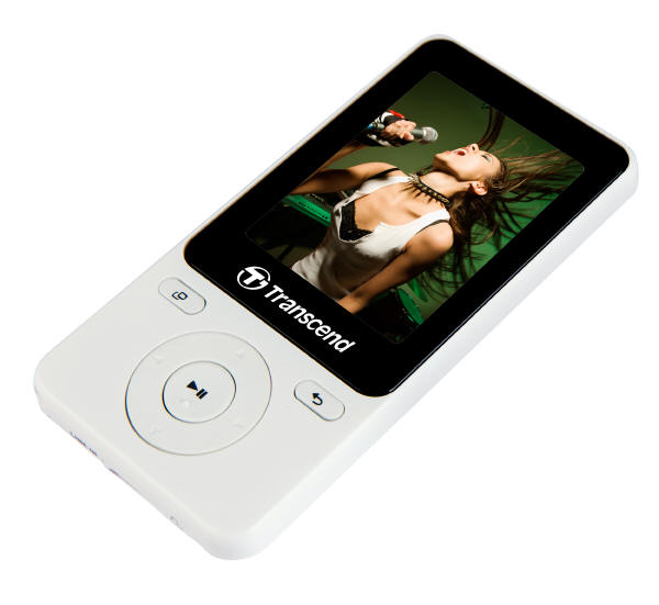 TRANSCEND MP710 - MP3 z licznikiem kroków i trybem fitness