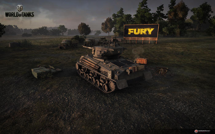 Film Sony Pictures FURIA w World of Tanks