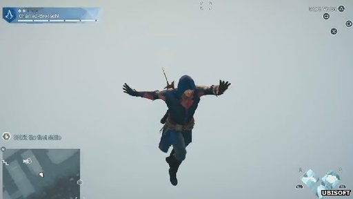 Liczne bdy w Assasin's Creed Unity 