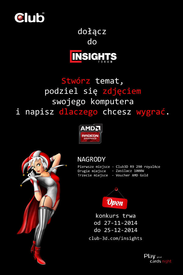 Konkurs na forum Club 3D