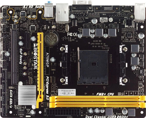 Biostar A70MGP dla procesorów Socket FM2+