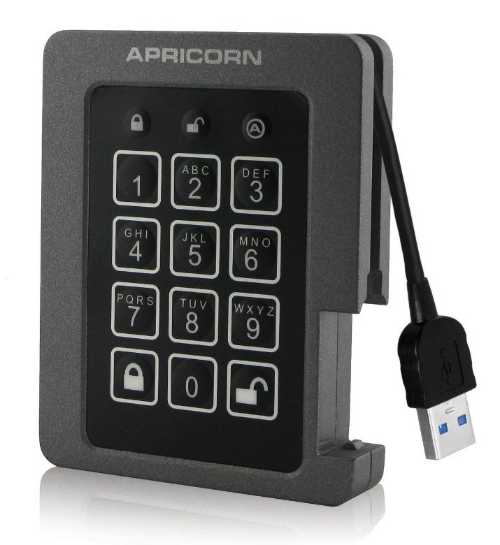 Bezpieczny dysk SSD od Apricorn - Aegis Padlock SSD