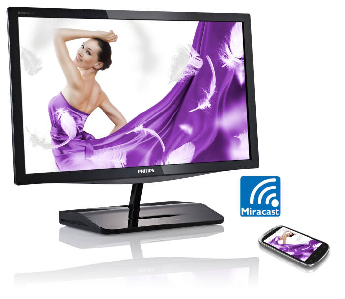 Monitor PHILIPS z obsug Miracast