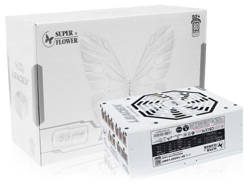 Zasilacz Super Flower o mocy 850 z platynowym certyfikatem
