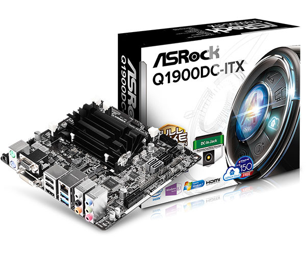 ASRock Q1900DC-ITX z Celeronem J1900 na ppokładzie