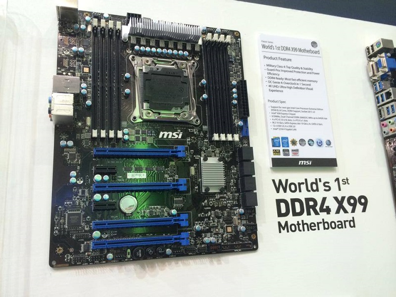 MSI X99 podczas Computex 2014 w Taipei