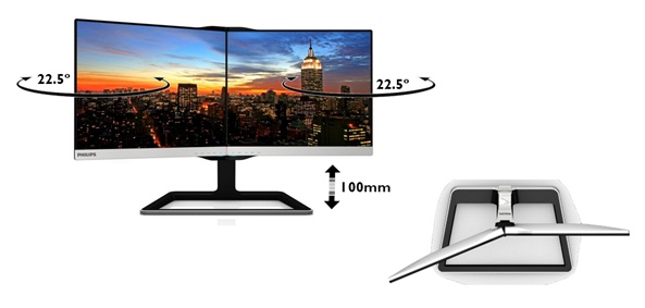 Philips 19DP6QJNS - jeden monitor z dwoma ekranami