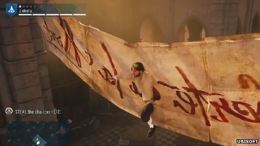 Liczne bdy w Assasin's Creed Unity 