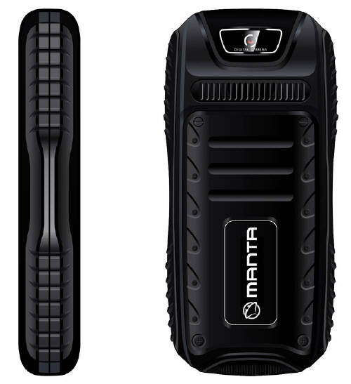 Manta GMS MS2001 Carbon – telefon do zada specjalnych