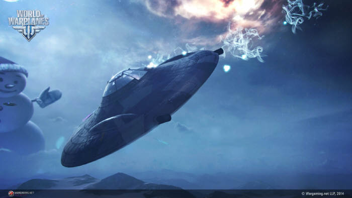 Zima, śnieg i… U.F.O. w World of Warplanes