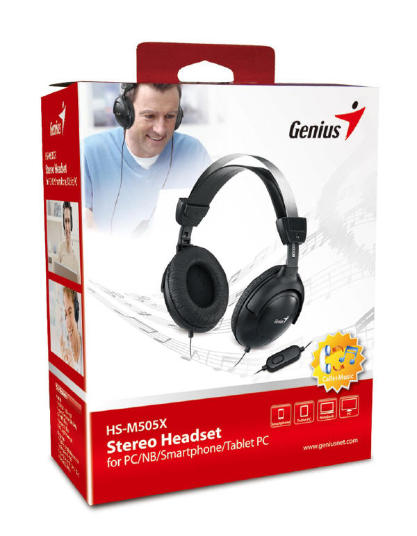 Genius HS-M505X – słuchawki dla mobilnych
