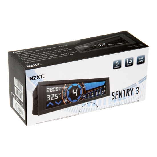 NZXT Sentry 3 nowy panel dotykowy