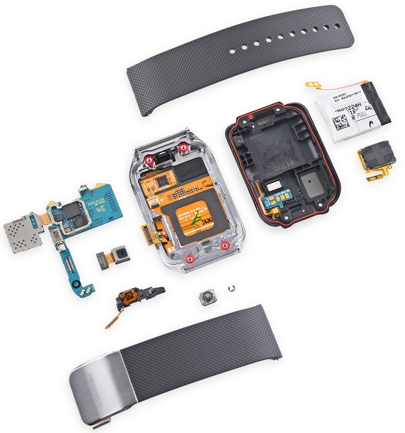 Samsung Galaxy Gear 2 rozebrany na czci