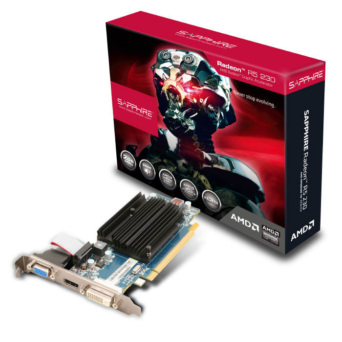 SAPPHIRE R5 230 - obsuga wielu ekranw w niskiej cenie