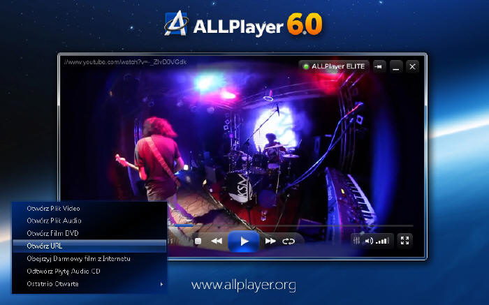 ALLPlayer 6.0 z wbudowanymi kodekami i odtwarzaniem torrentów
