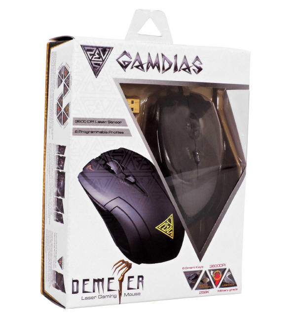 GAMDIAS DEMETER GMS5010 – laserowa mysz dla graczy