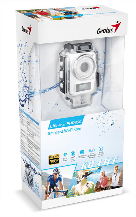 Genius Life-Shot FHD300 - Kamera dla aktywnych